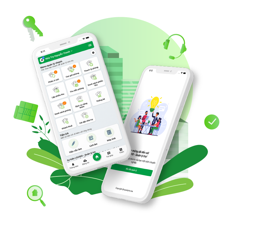 Phần mếm quản lý nhà trọ trên điện thoại