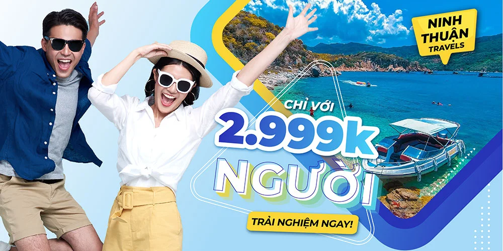 Tung vé xe Hót - Bùng sức Trẻ, tại Ninh Thuận chỉ với 2.999K/Người
